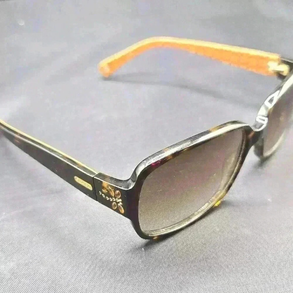 Coach Accessories - Coach Sunglasses EVA Butterfly Jeweled Tortoise 125 Great Condition